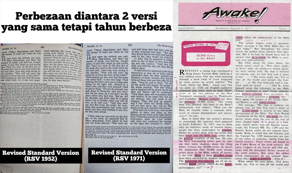 Adakah Salah Mengatakan Bible Telah Terpesong?