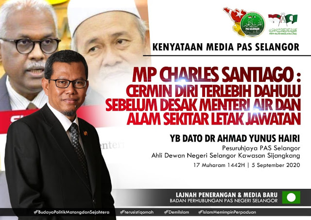 Charles Santiago : Cermin Diri Terlebih Dahulu Sebelum Desak Menteri Alam Sekitar Dan Air Letak Jawatan