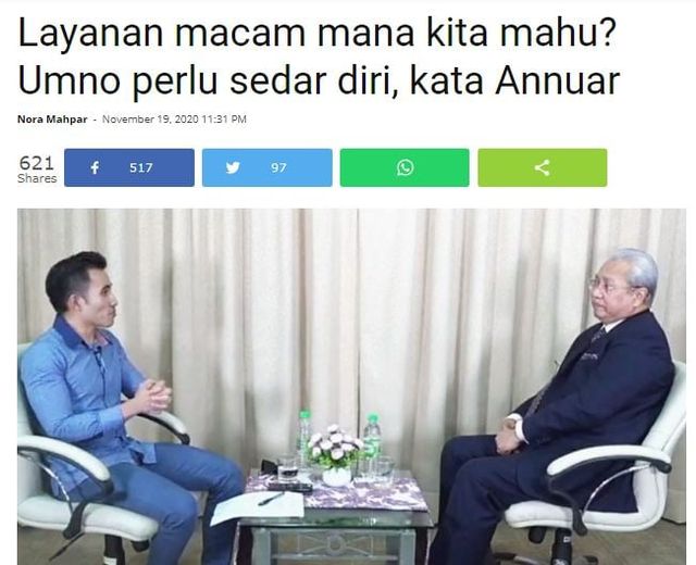 UMNO Perlu Sedar Diri