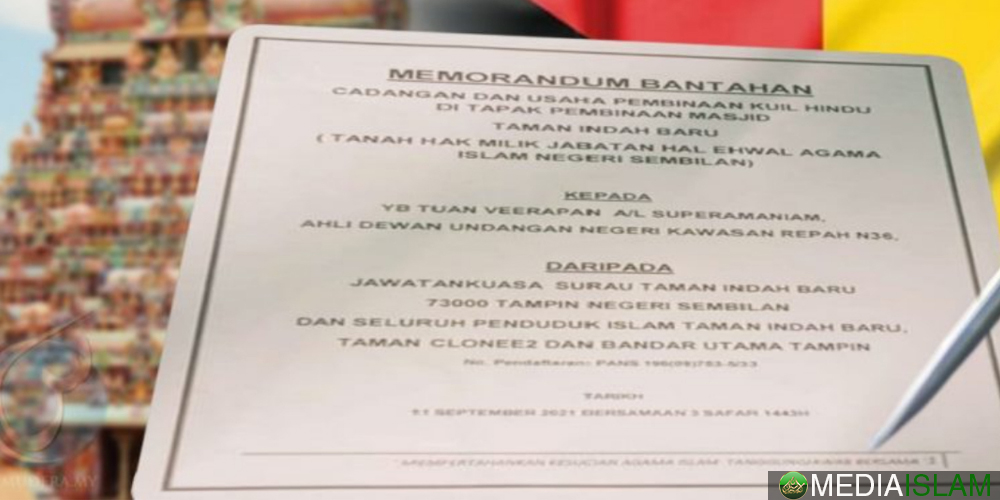 Tapak Masjid Tukar Kuil Hindu, AJK Bantah ADUN N9