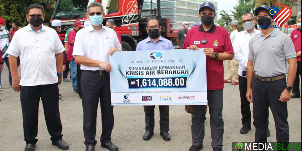 Terengganu Inc Sumbang RM1.61 Juta Untuk Krisis Air Terengganu