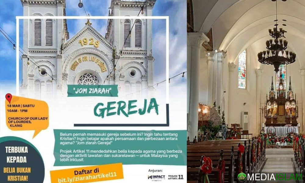 Komen Tentang Isu ‘Jom Ziarah Gereja’ Yang Dibangkitkan Di Parlimen