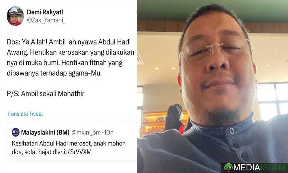 Pembantu Setiausaha Politik PM Doakan Kematian Hadi, Dr Mahathir