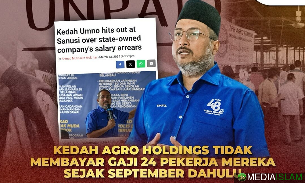 Apahal Kedah Agro Tak Bayaq Gaji?
