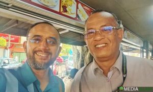 Nushi Mahfodz dan Khairul Azhari Saut