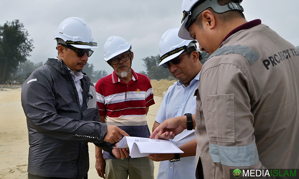 Projek Pemulihan Muara Sungai Ibai Lancar Walau Berdepan Cabaran Musim Tengkujuh