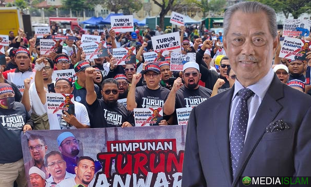 Himpunan “Turun Anwar”: Isyarat Kemarahan Rakyat Terhadap Kegagalan Pentadbiran – Muhyiddin