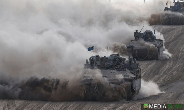 Kereta Kebal Israel Meletup Di Gaza